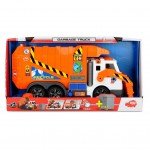 SPECIAL EQUIPMENT DICKIE TOYS GARBAGE TRUCK WITH SOUND. AND LIGHT. EFFECTS - image-1
